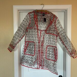 Torrid Hello Kitty Sheer Rain Jacket, SZ 2X
